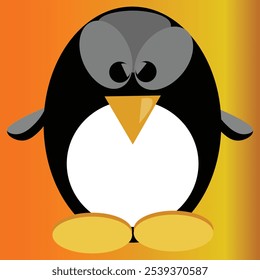 Abstract penguin  Royalty Free Vector Image 