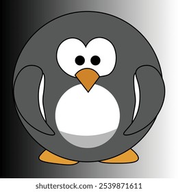 Abstract penguin Royalty Free Vector Image