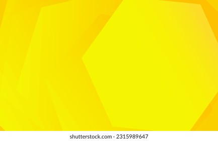 Antecedentes del pentágono Resumen Ciencia de la tecnología Concepto de comunicación Hitech Innovación diseño de vector amarillo naranja y blanco