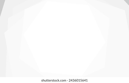 Abstract pentagon background Technology science Hitech communication concept innovation black and white vector design