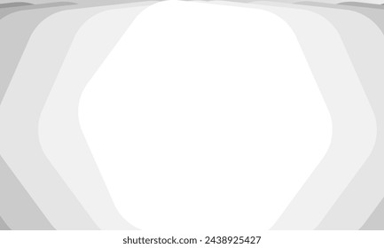 Abstract pentagon background Technology science Hitech communication concept innovation black and white vector design