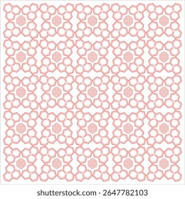 Patrón Abstractas del pentágono como flor para la ilustración y para la decoración de la pared del sitio