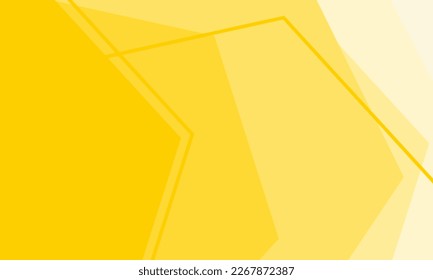 Abstract pentagon yellow background Technology science Hitech communication concept innovation vector design
