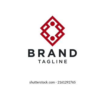 Abstract People Care Logo.Human Icon with Heart Symbol Combination isolated on White Background. Usable for Business and Branding Logos. Flat Vector Logo Design Template Element.