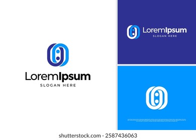 Abstract people community business logo vector illustration. Business logo design template