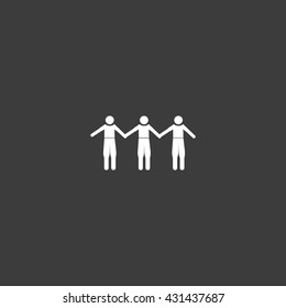 Abstract people icon