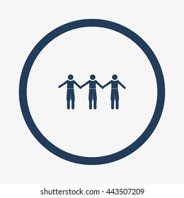 Abstract people icon