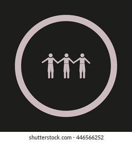 Abstract people icon