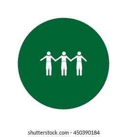 Abstract people icon