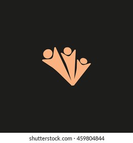 Abstract people Icon