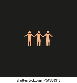 Abstract people icon