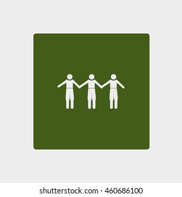 Abstract people icon