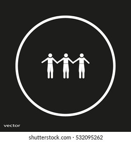 Abstract people icon