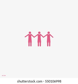 Abstract people icon