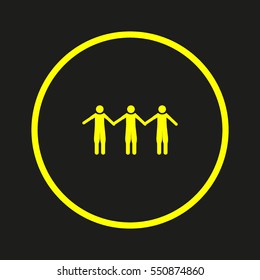 Abstract people icon