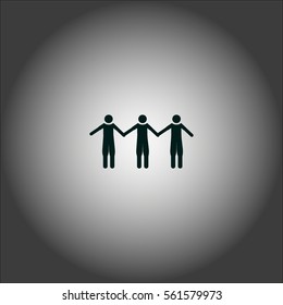 Abstract people icon