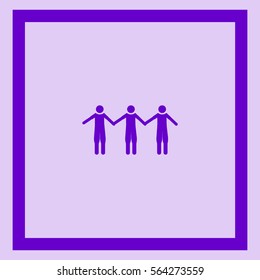Abstract people icon