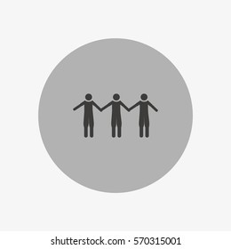 Abstract people icon