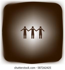 Abstract people icon