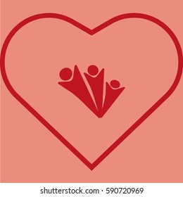 Abstract people Icon
