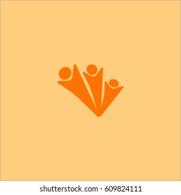 Abstract people Icon