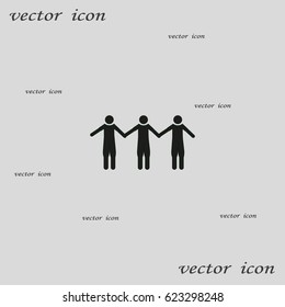 Abstract people icon
