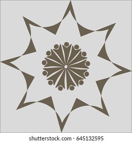 Abstract people Icon
