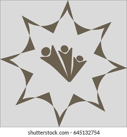 Abstract people Icon