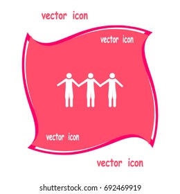 Abstract people icon