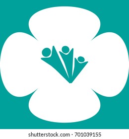 Abstract people Icon