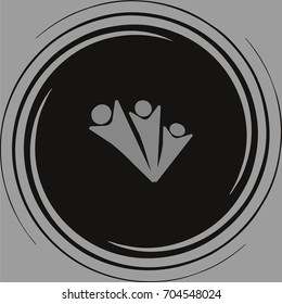 Abstract people Icon