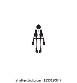 abstract of people icon logo vector.