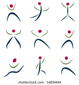 Abstract people icons