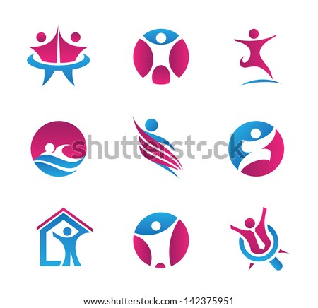 abstract people icons