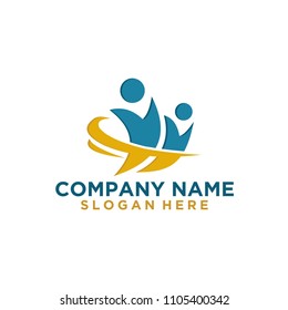 abstract people logo