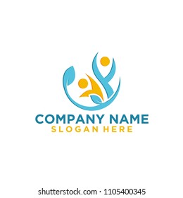 abstract people logo
