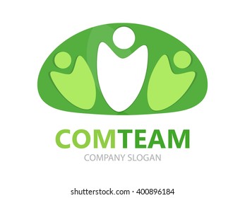  Abstract people logo
