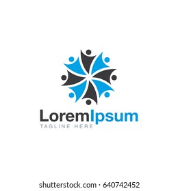 Abstract people logo