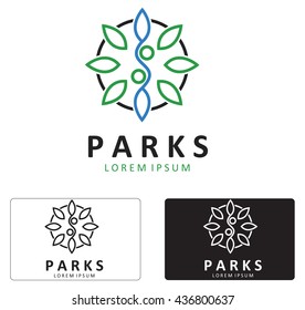 Abstract people logo concept .