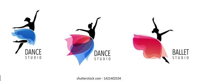 Abstract people logo design. Gym, fitness, running trainer vector colorful logo. Active Fitness, sport, dance web icon and symbol
