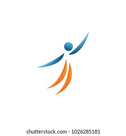 Abstract people logo and icon template vector