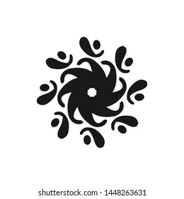 abstract with people logo template