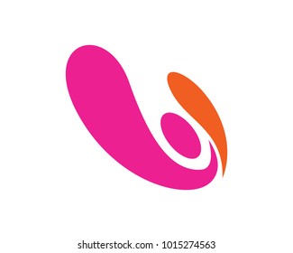 Abstract People Logo Template Design Vector, Emblem, Design Concept, Creative Symbol, Icon