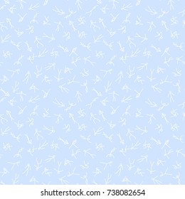 Abstract people. Seamless pattern. Vector illustration