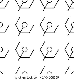 abstract people seamless patterns vector