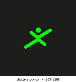 abstract people, sports, icon