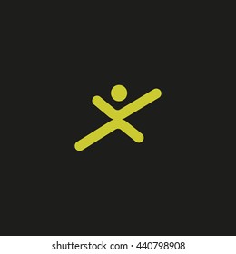 abstract people, sports, icon