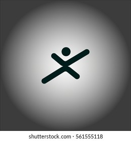 abstract people, sports, icon
