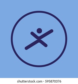 abstract people, sports, icon