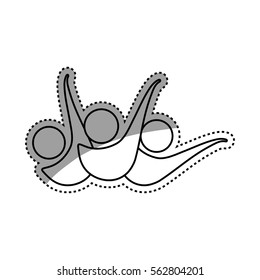 Abstract people symbol icon vector illustration graphic design